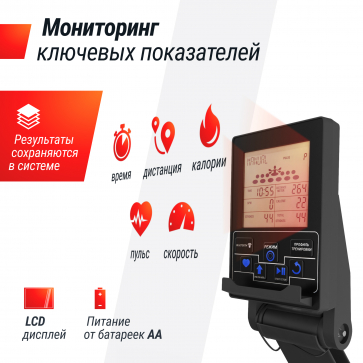 Гребной тренажер UNIX Fit PRO Air Magnetic Rower-X Black - 8