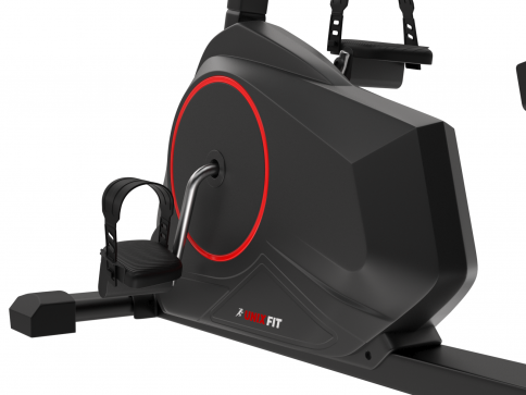 Горизонтальный велотренажер UNIXFIT BR-390Е (коврик 190 см в комплекте) - 12